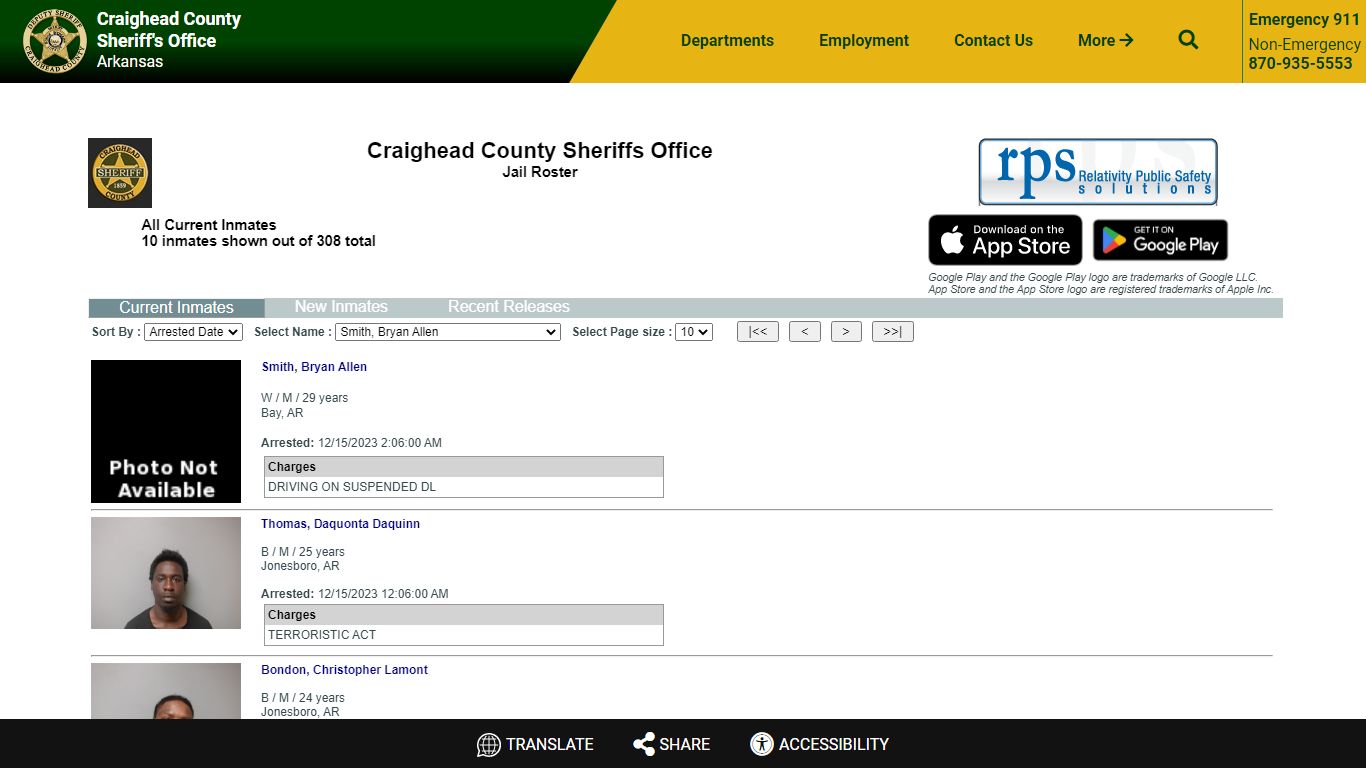 Craighead County Arkansas Sheriff's Office | Jonesboro - Lake City
